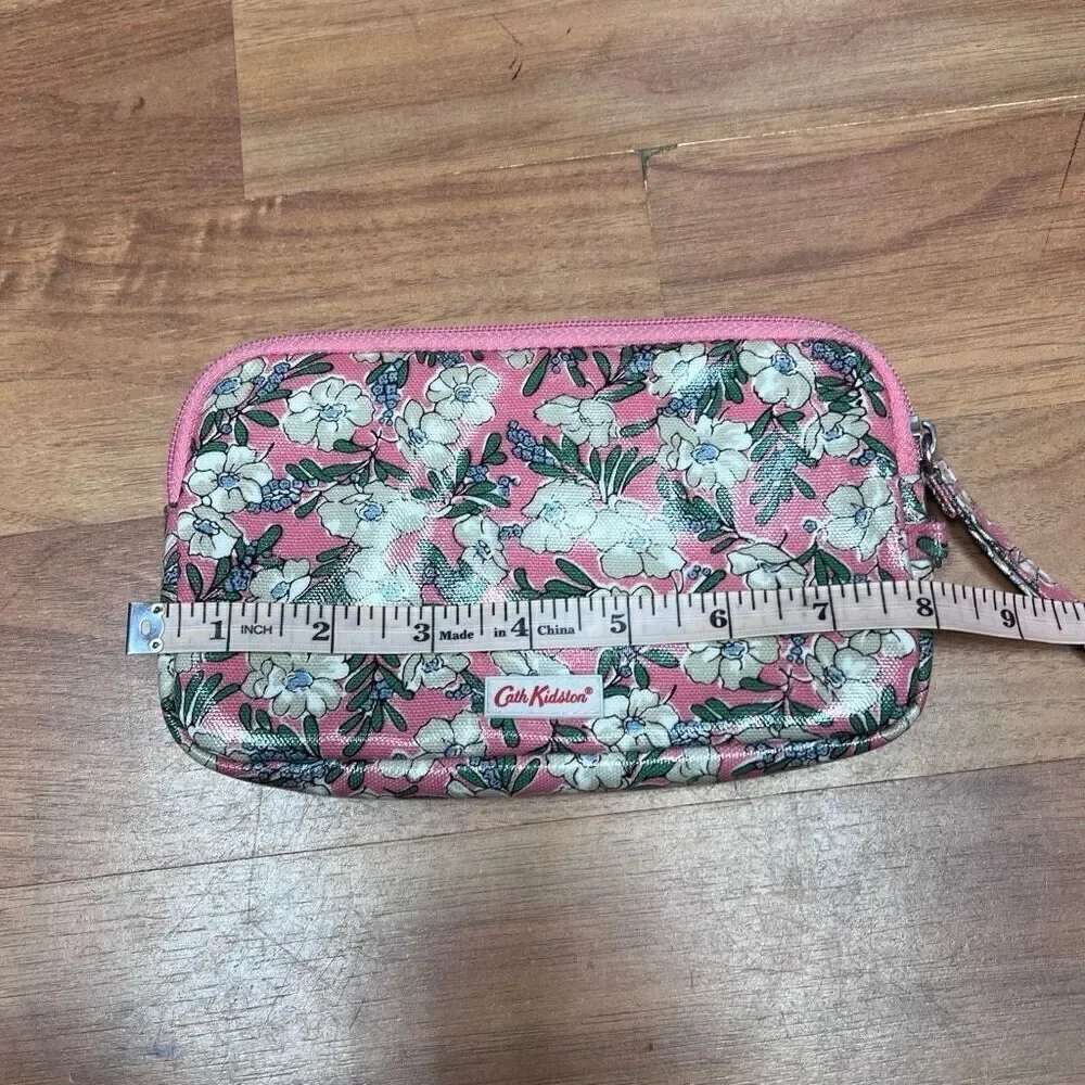 Cath Kidston Womens Floral Mini Lozenge Wallet Pouch Mayfield Blossom Pink